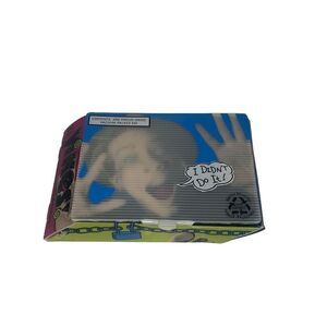 Yikes! Vintage Looneybins Pencil Case Box Recycled School READ